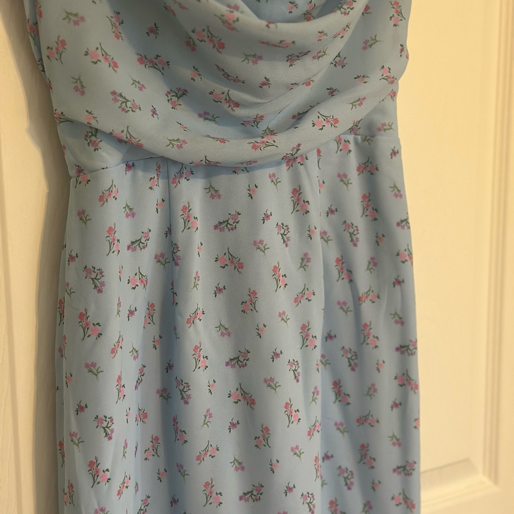 Floral Blue Dress - Picture 7 of 7